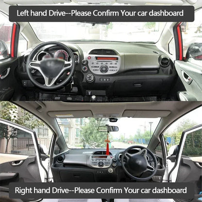 Honda Fit Jazz Dashboard Cover - Anti-Glare Instrument Panel Mat 2008–2013 GE6 GE7 GE8 GE9