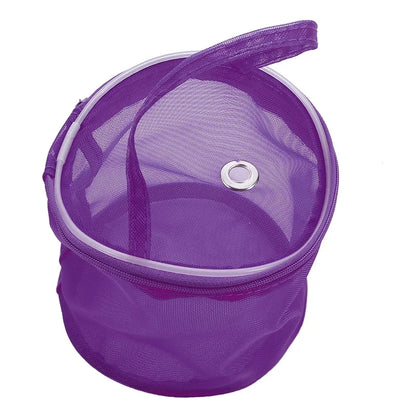Portable Yarn Storage Bag - Hollow Mesh Knitting and Crochet Yarn Handbag Organizer for Weave Tools and Sewing Accessories