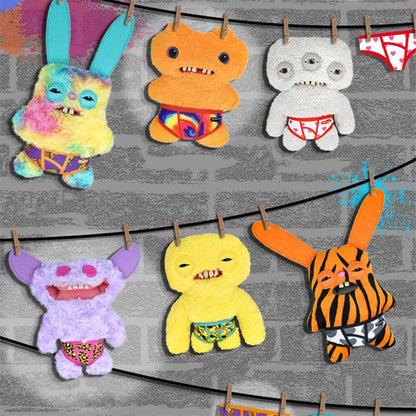 22cm Fuggler Plush Toy – Funny Tooth Monster, Alien & Crazy Rabbit Wide-Eyed Peluche Doll for Kids