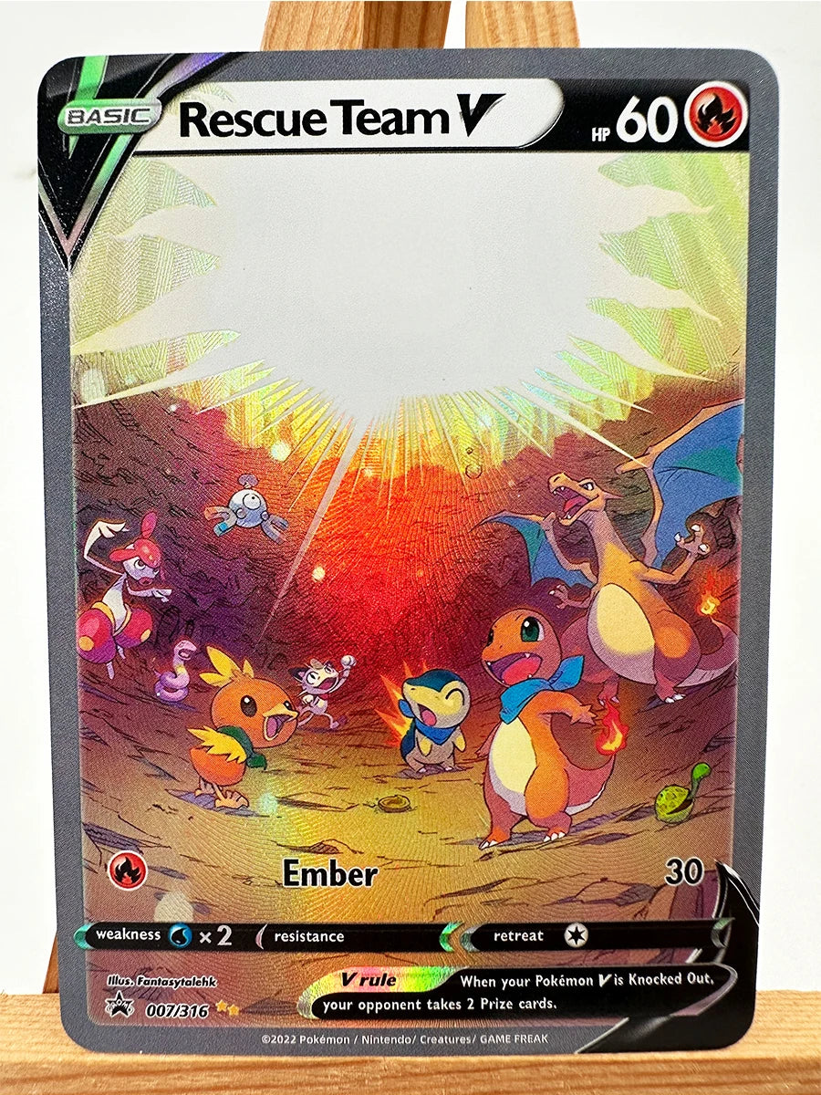 PTCG White & Black Victini Zekrom Reshiram Cards - English Anime Trading Card Collection