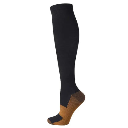S-XXL Compression Socks - Medical Support Stockings for Nurses, Doctors, Golf, Sports & Varicose Vein Relief