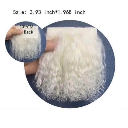 Mongolia Fur Sheepskin Curly Hair Extensions — Cute Wool Texture Wigs for SD, Blyth & BJD Dolls