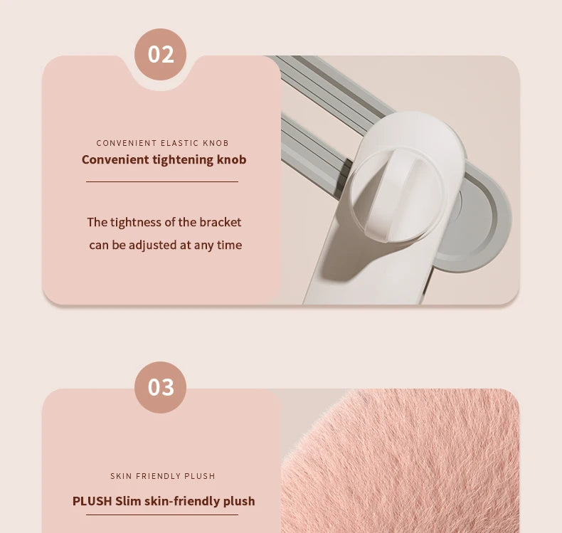 2024 Plush Pillow Phone and Tablet Stand - Adjustable Desktop Bracket for Live Streaming and Video Chats - Lazy Tablet Holder