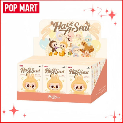Genuine POP MART Labubu Vinyl Plush Pendant — Macarons “Have A Seat” & Coca Cola Series Blind Box Toys V1-V3