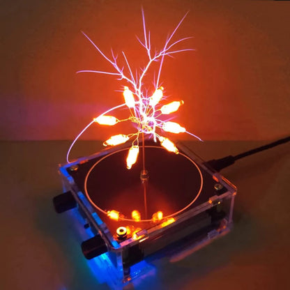 Bluetooth Music Tesla Coil – Arc Plasma Speaker with Wireless Transmission, Experimental Desktop Toy Model