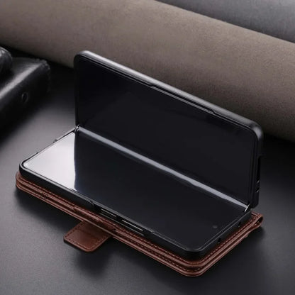 Phone Case for Samsung Galaxy Z Fold 6/5/4/3 — Fold6/5/4/3 5G Leather Wallet Card Holder Kickstand Shockproof Cover
