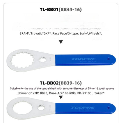 Bicycle Bottom Bracket Tool — MTB BB Removal Wrench for Shimano/DUB/BSA30