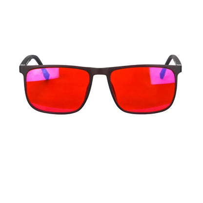 SHINU Blue Light Blocking Glasses – Red Lens Anti-Glare Eyewear for Men to Reduce Eye Strain