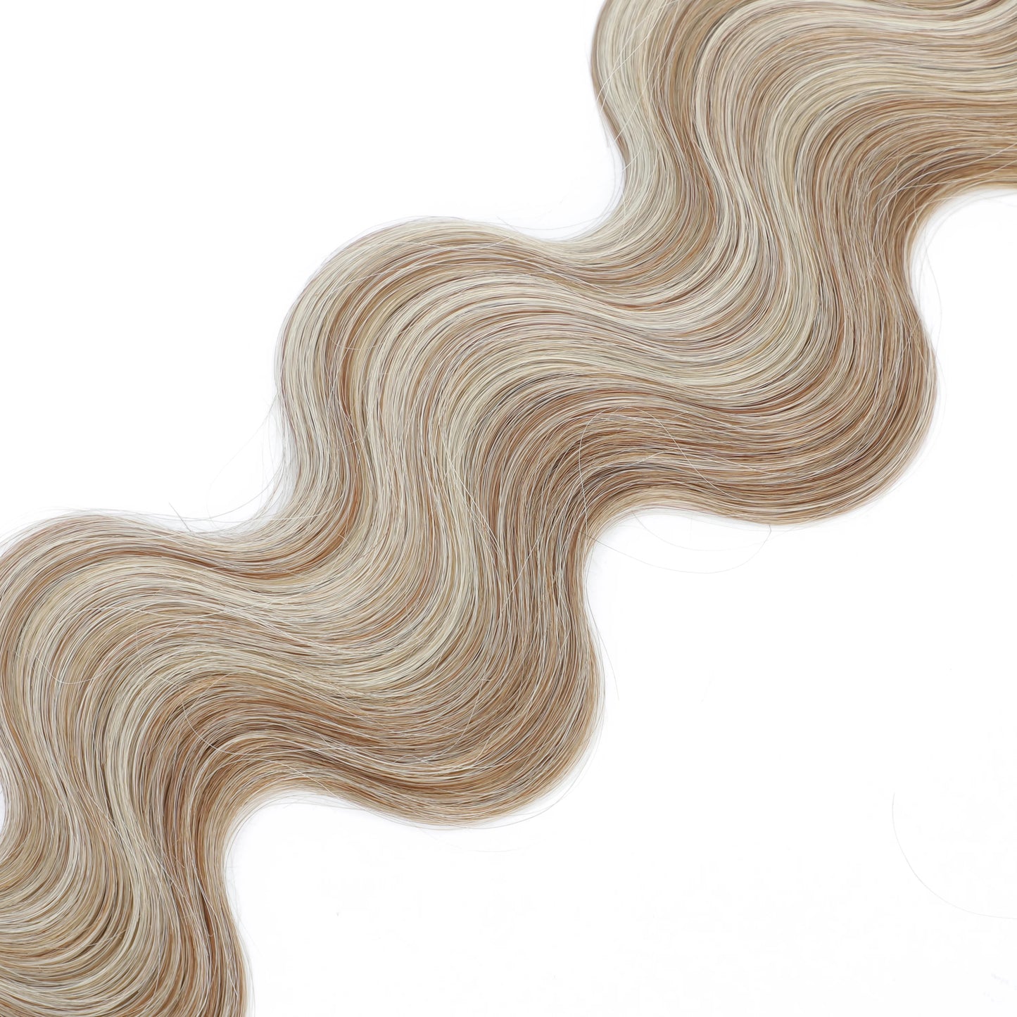 Colorful Body Wave Hair Bundles 613 Piano Blonde – Ombre Synthetic Hair Extensions, Thick Ponytail & Loose Deep Weaving