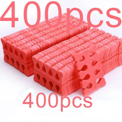 50 Pairs Soft Toe Separators – Flexible Heart Shape Nail Art & Pedicure Tools for Manicure Practice & Foot Care Support