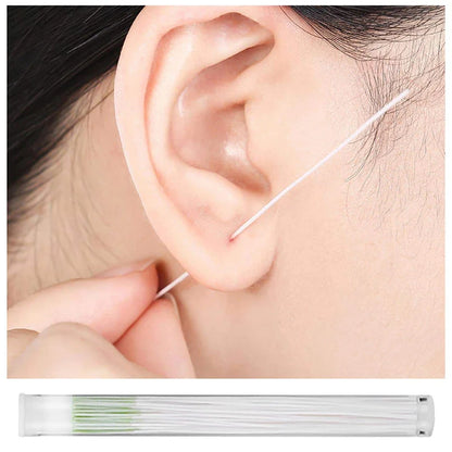120/60pcs Ear Piercing Cleaning Tools – Disposable Ear Hole Cleaner Paper for Dirt & Odor Removal