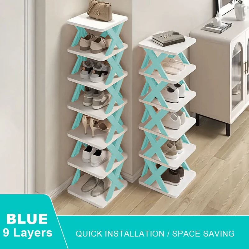 Multi-Layer Detachable Shoe Rack Storage Organizer — Space-Saving Household Shoe Shelf Cabinet