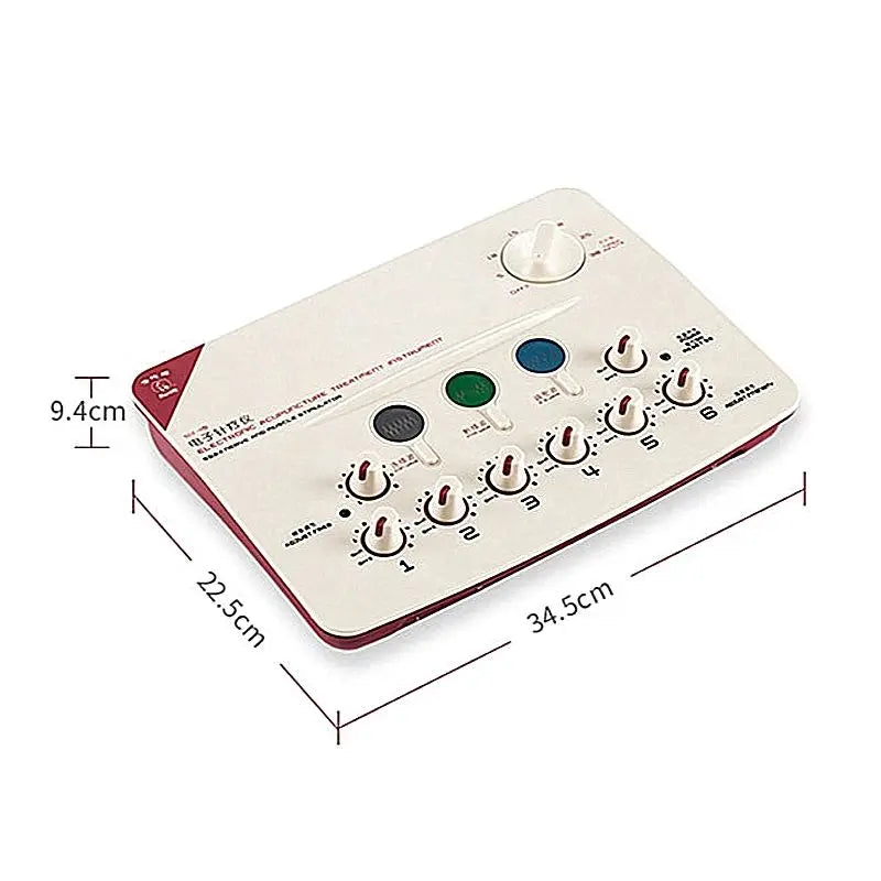 EMS Electroacupuncture Massage Device – 6 Waveform Low-Frequency Muscle Stimulator for Relaxation Therapy
