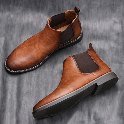 Men's Chelsea Boots 40-46 - Retro Comfortable Fashion Footwear for Stylish Men
