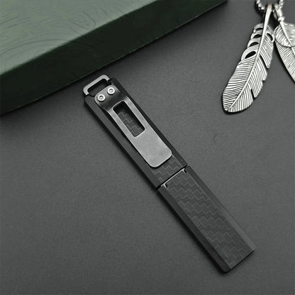 Mini Fixed Blade Knife 2425 – 8Cr13Mov Steel Blade with Nylon Fiber Handle for Outdoor EDC, Survival, Camping & Hunting