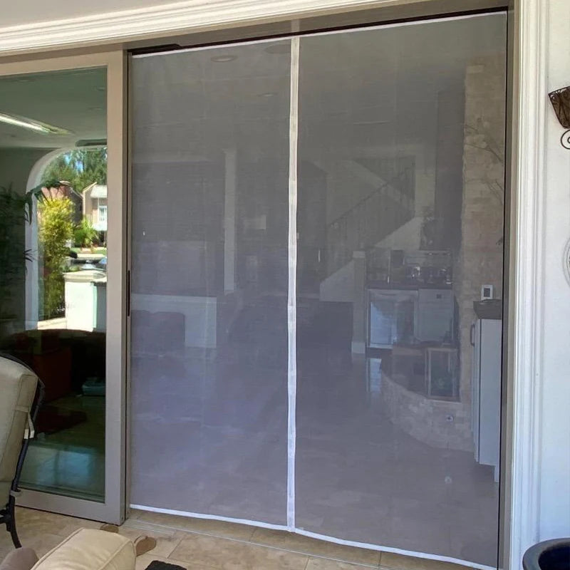 Magnetic Door Screen Mesh Curtain - Auto Closing Mosquito Net Fly Insect Protection for Home & Kitchen