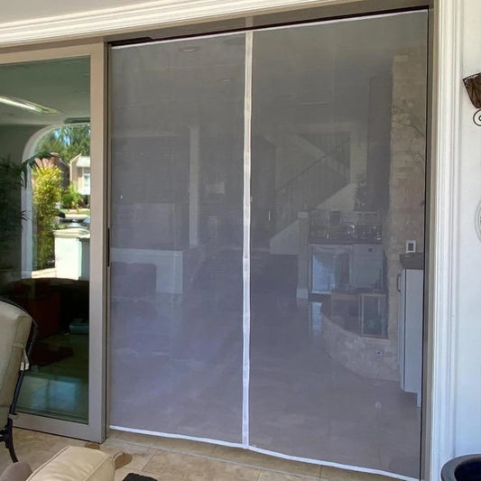 Magnetic Door Screen Mesh Curtain - Auto Closing Mosquito Net Fly Insect Protection for Home & Kitchen