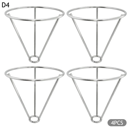 Avocado Seed Starter Vase Holder Set (1/2/4pcs) – Metal Triangle Growing Stand for Avocado, Carrot & Sweet Potato Propagation, Indoor Plant Rooting Kit