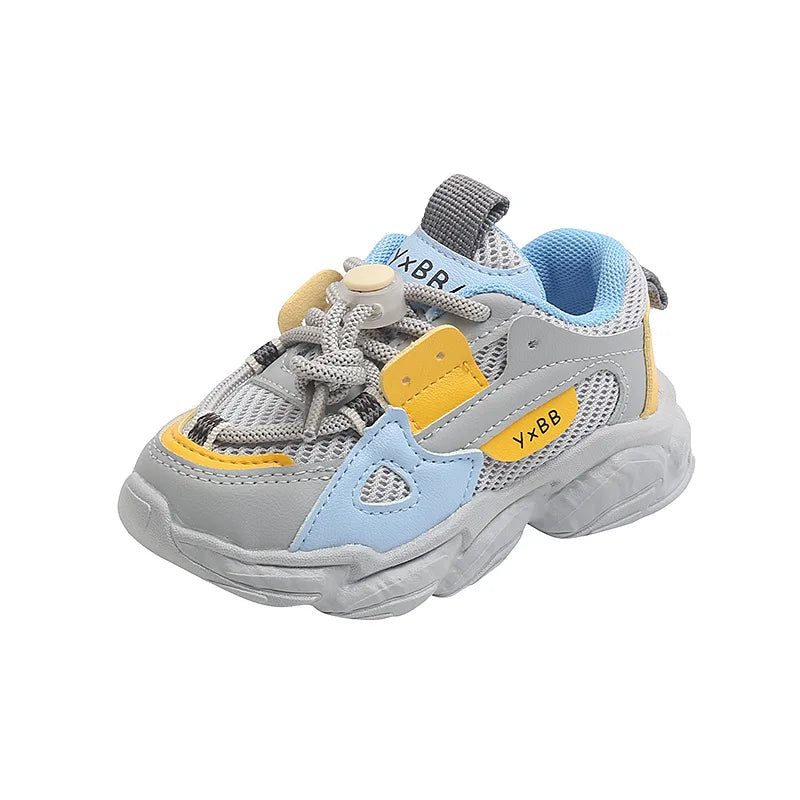 Kids Sport Shoes – Breathable Mesh Boys & Girls Sneakers for Spring & Autumn Outdoor Running