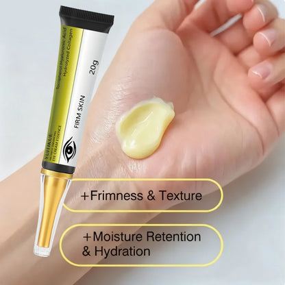 YUITIKUE Instant Firm Eye Cream 20g - Hyaluronic Acid & Collagen Moisturizing Eye Care