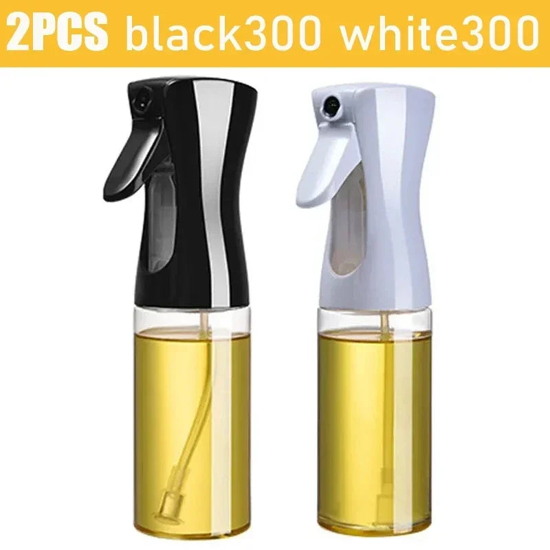 200/300/500ml Oil Spray Bottle – Olive Oil Vinegar Soy Sauce Sprayer Dispenser for Cooking, Baking & Camping