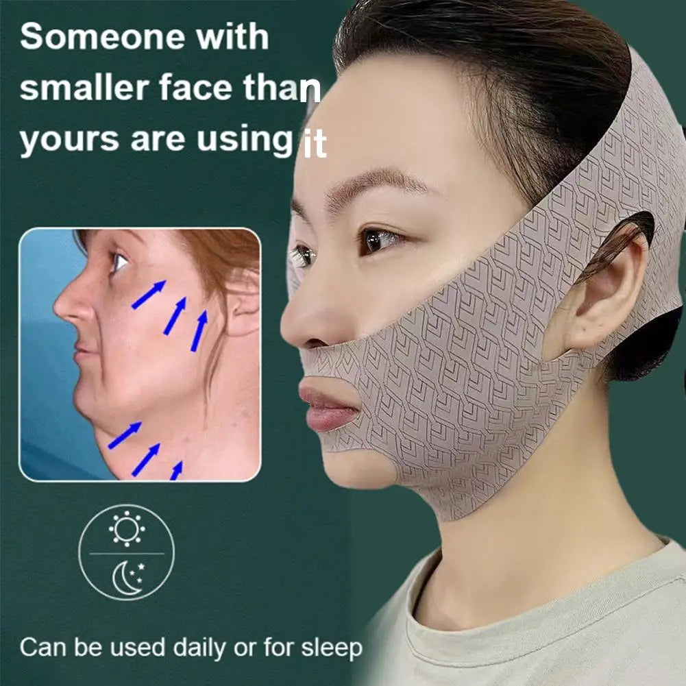 Chin Cheek Slimming Bandage: V Shaper Lifting Mask for V Line Face - Anti Wrinkle Sleeping Strap Band, Beauty Health Essential