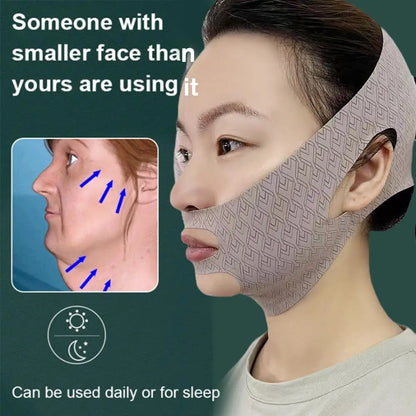 Chin Cheek Slimming Bandage: V Shaper Lifting Mask for V Line Face - Anti Wrinkle Sleeping Strap Band, Beauty Health Essential