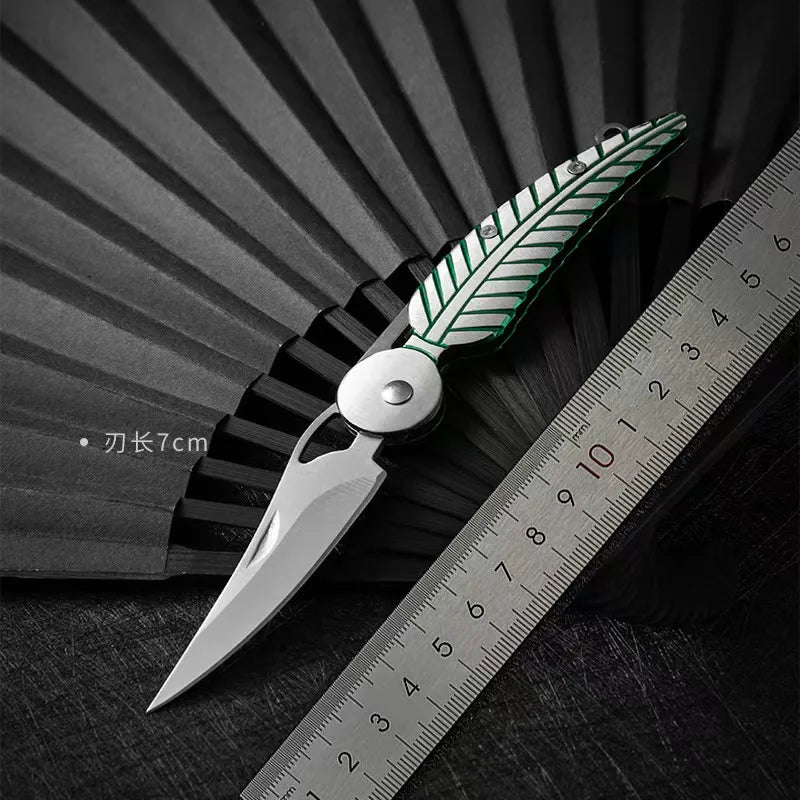 Leaf Folding Knife - Compact Stainless Steel EDC Pocket & Portable Utility Knife