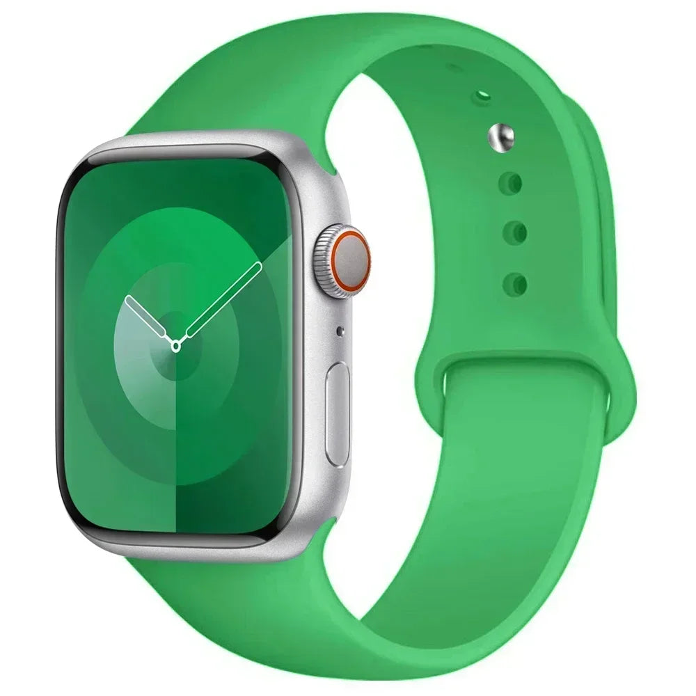 Silicone Sport Band for Apple Watch — Fits Ultra 2/3 & Series 11–SE (40–49mm)