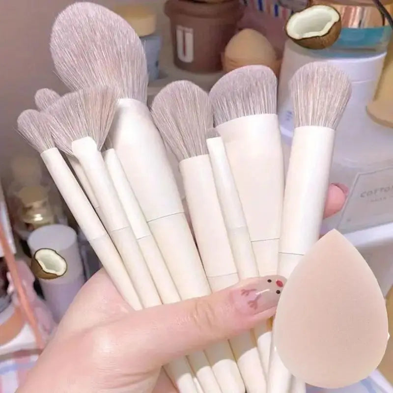 Professional Makeup Brush Set - Soft Fluffy Foundation Powder Eyeshadow Kabuki Blending Beauty Tools