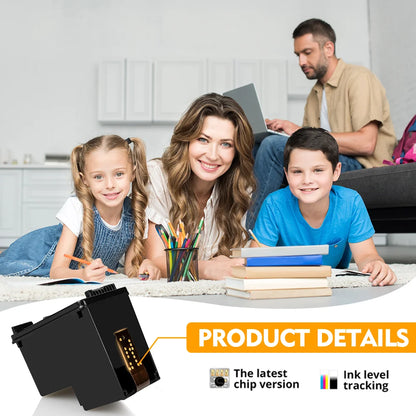 Reprinpic 664XL Ink Cartridge – High Yield Compatible Replacement for HP 664 DeskJet 1115/2135/2675/3635/3775/4536/4538/5075/5275 Printer Ink
