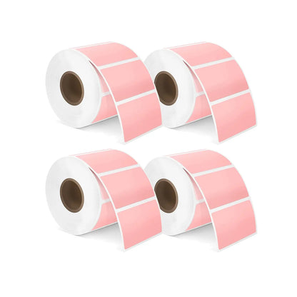 Phomemo 4x6 Thermal Shipping Labels – 500PCS Purple Fanfold Direct Thermal Labels, BPA-Free for Mailing Printer