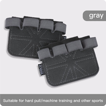 Leather Weightlifting Training Gloves with Palm Protection for Men & Women – Gym Workout, Pull Ups & Fitness Grips