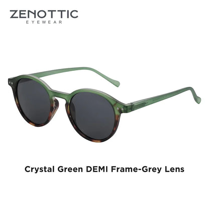 ZENOTTIC Retro Small Round Polarized Sunglasses – Vintage UV400 Shades for Men & Women