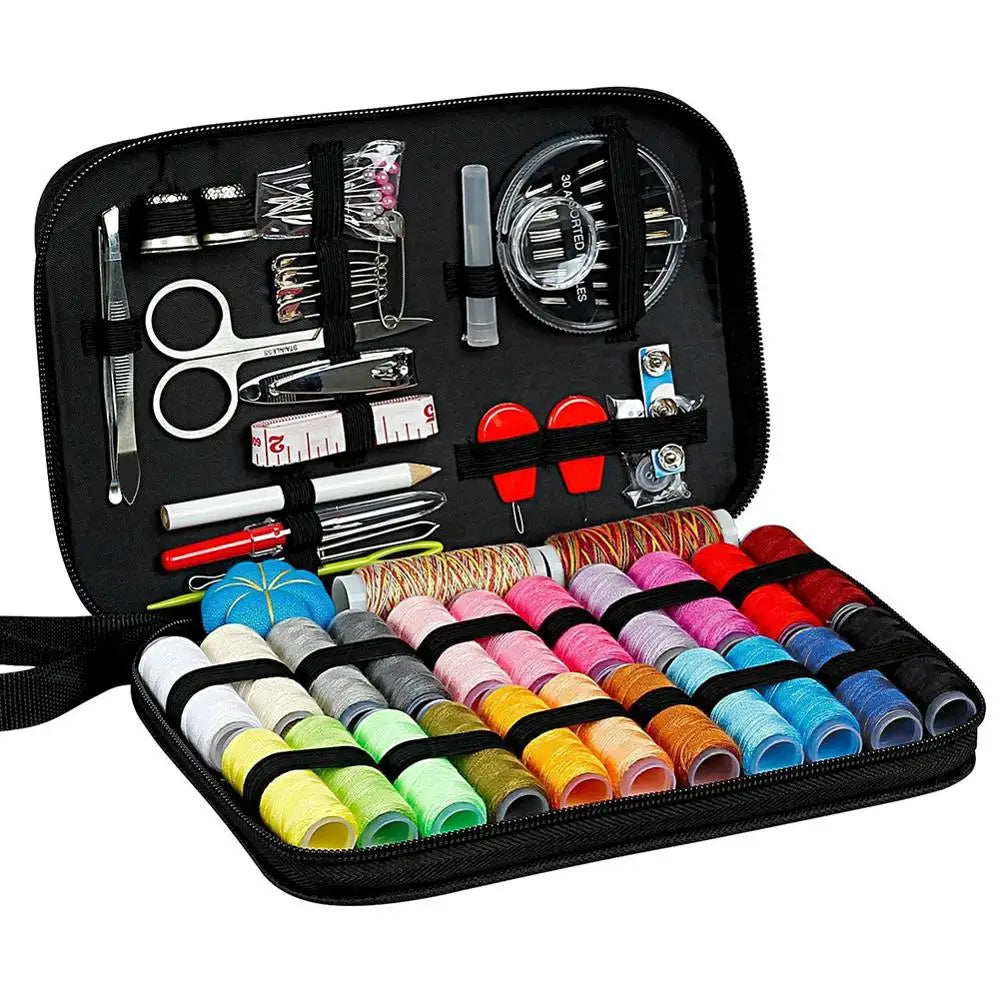 DIY Sewing Kit Set - Multi-Function Sewing Box with Threads, Needles & Embroidery Accessories for Home Repair