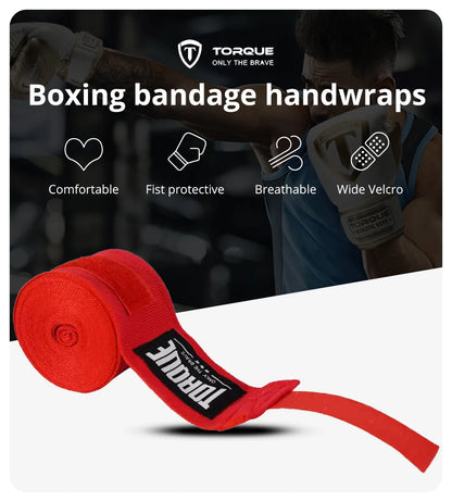 3M/5M Cotton Boxing Bandage - Muay Thai Wrist Wraps for Combat, Kickboxing, Training & Competition Protection