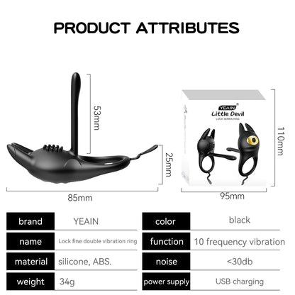 Wireless Remote Vibrating Penis Ring – Couples Cock Ring Stimulator for Delay Ejaculation and Enhanced Pleasure