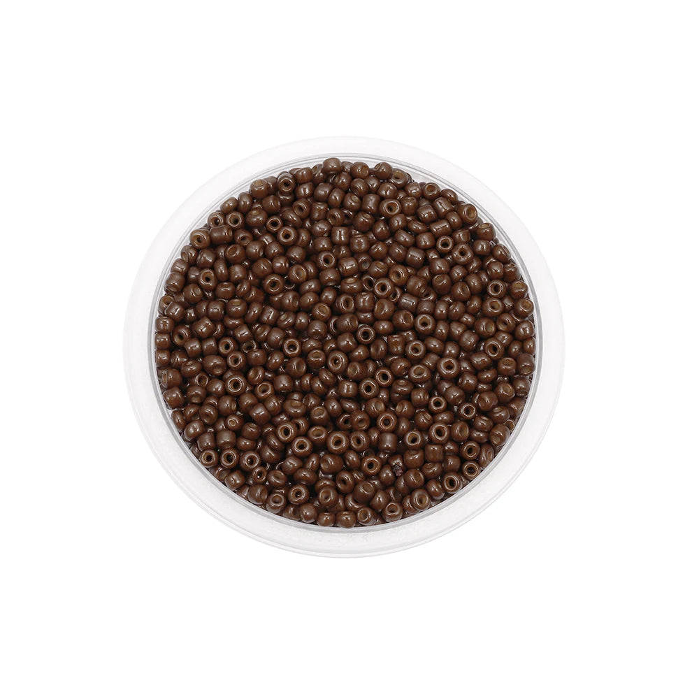 Czech Glass Seed Beads 3/4mm 300/600Pcs - Small Round Loose Charm Beads for DIY Jewelry Making, Earrings, Bracelets & Crafts