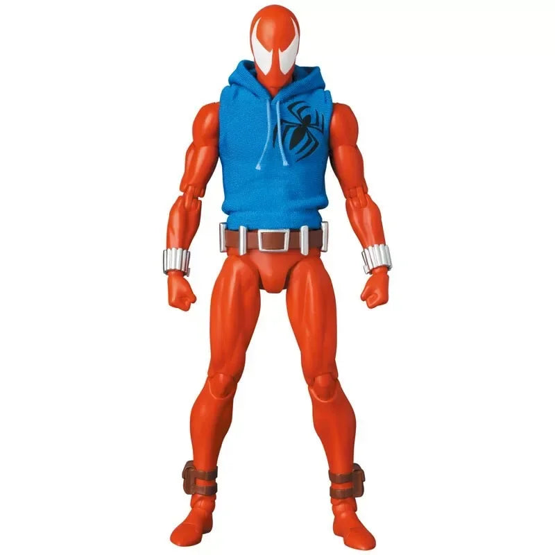 Ct Toys Scarlet Spider Action Figure — Mafex 186 Ben Reilly Comic Version | Spider-Man Anime Collection Model Toy Gift