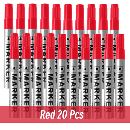 Permanent Waterproof Paint Marker Pen – Quick-Dry Black Ink for Tires, Oily Surfaces & Signature Writing Stationery Tool