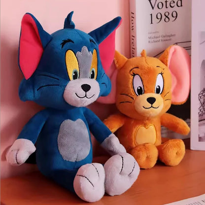 Anime Tom & Jerry Plush Toy — Cute Cat & Mouse Stuffed Animal Doll for Kids Gift, Free Shipping