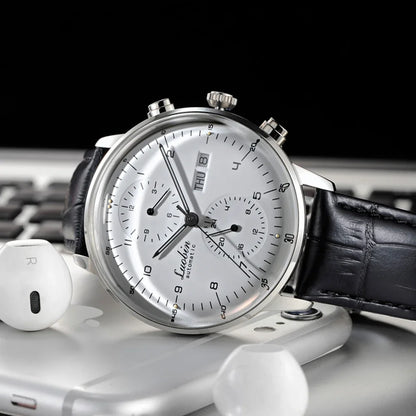 Men’s Fashion Mechanical Watch — 2023 Business Automatic Stainless Steel Luminous Designer Wristwatch