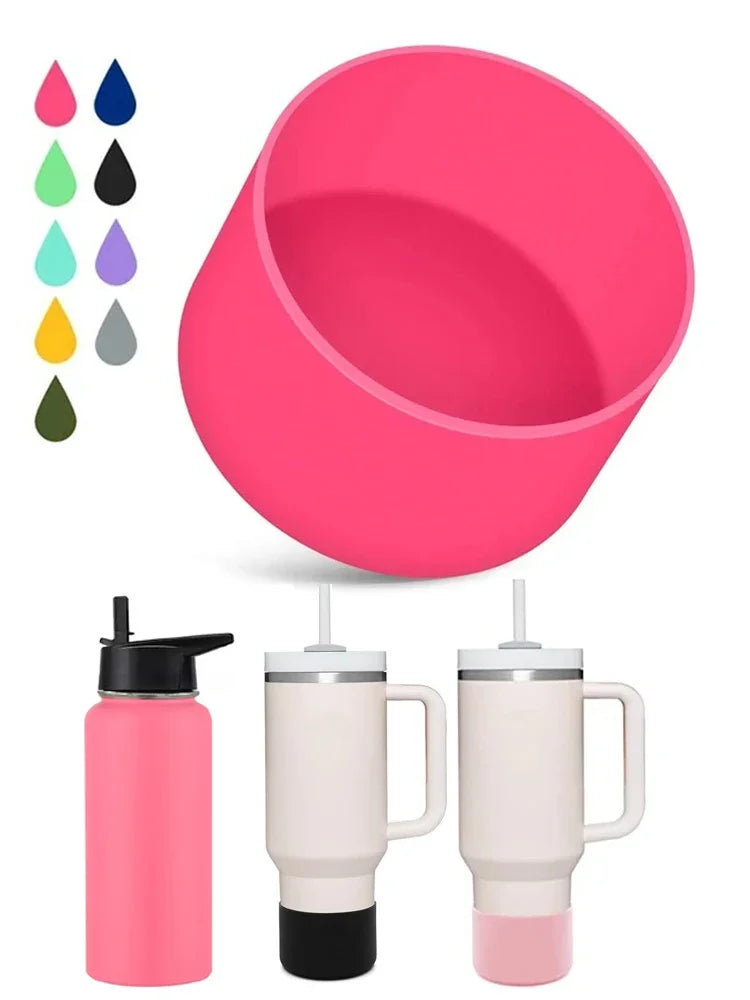 7.5cm Silicone Bottom Sleeve Cover – Fits Stanley 40oz, 30oz, 20oz Tumblers & Water Bottles