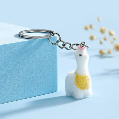 Cartoon Plush Koala Keychain – Cute Fluffy Doll Bag Pendant, DIY Keyring Charm Gift for Women
