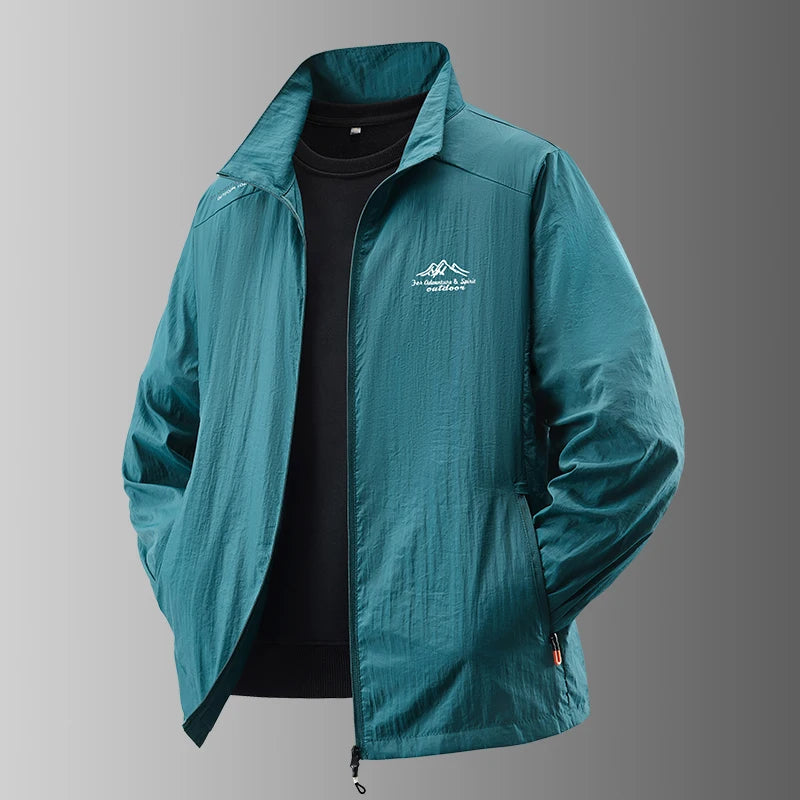 Men’s UV Protection Summer Jacket - Ultra-Light Breathable Sunproof Fishing Coat for Outdoor Activities