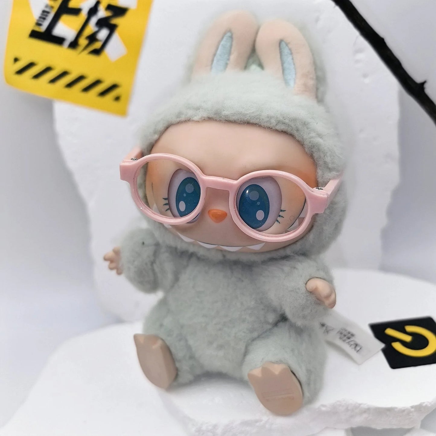17cm Labubu POP MART Blind Box Doll Clothes – Cute Princess Dress with Suspenders Skirt (Clothes Only)