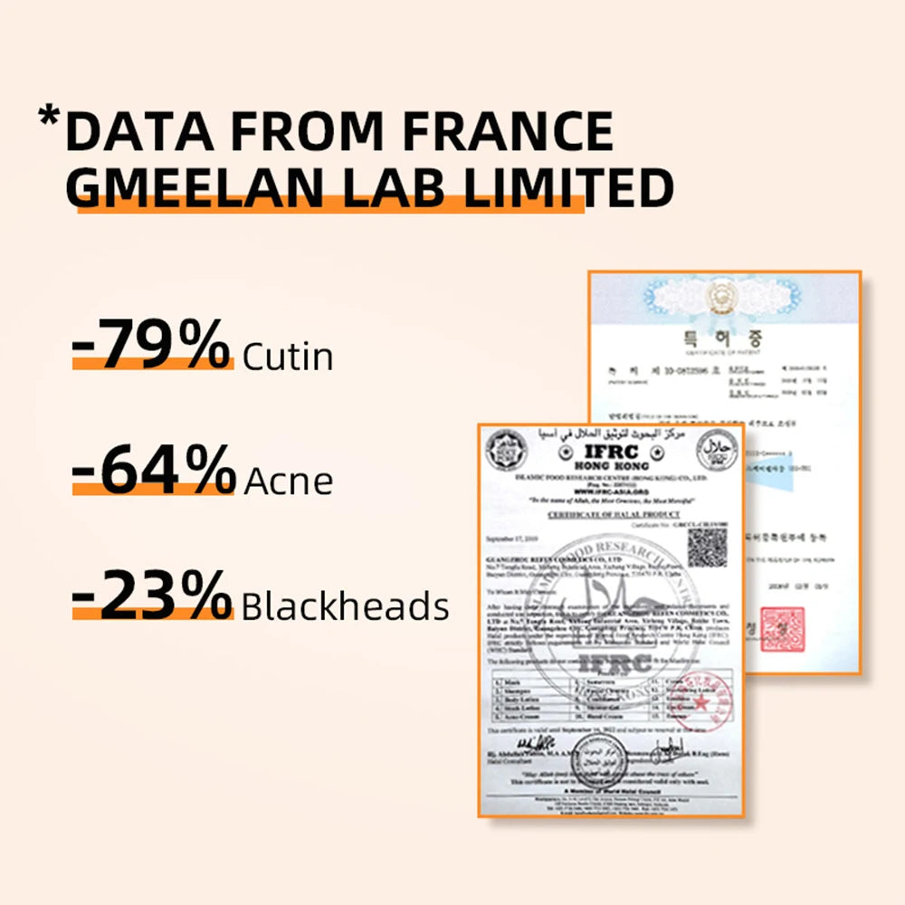Orange Exfoliating Gel 50g — Dead Skin Remover, Brightening Peeling Scrub, Hydrating & Whitening Korean Skincare Moisturizer
