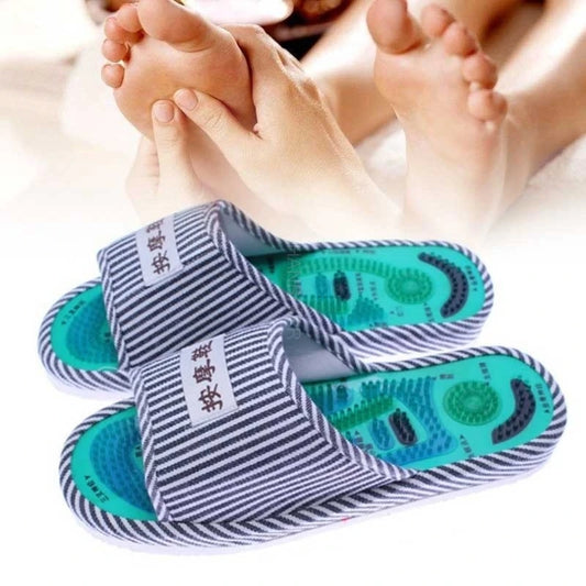 Magnetic Shiatsu Foot Massage Slippers – Reflexology Health Care Sandals