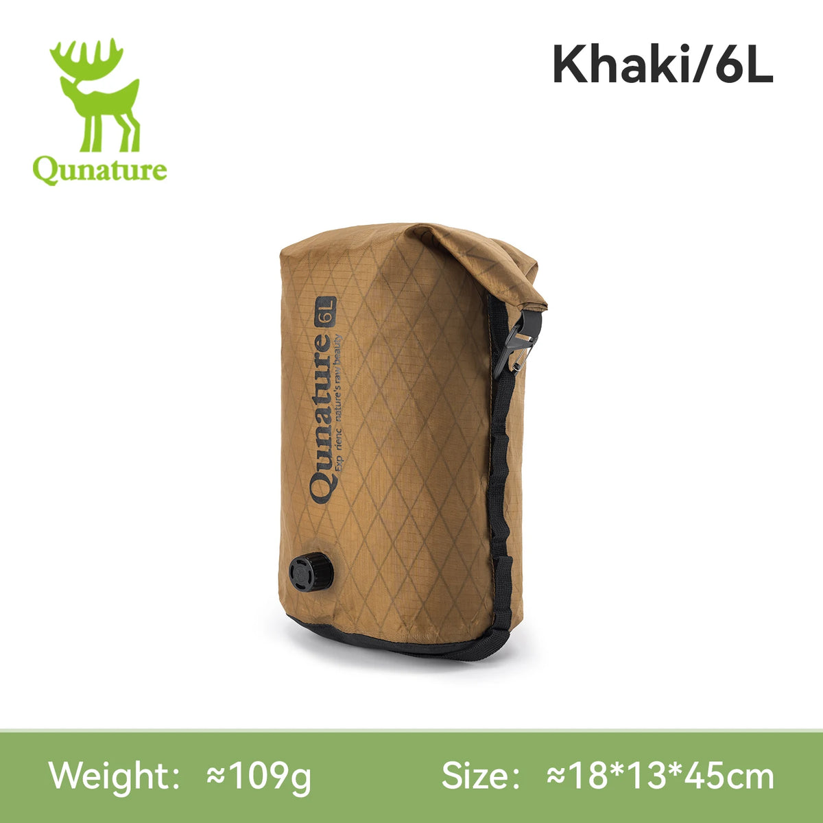 Qunature Bikepacking Bike Bag - Fully Waterproof MTB & Road Bicycle Rack Storage Bag