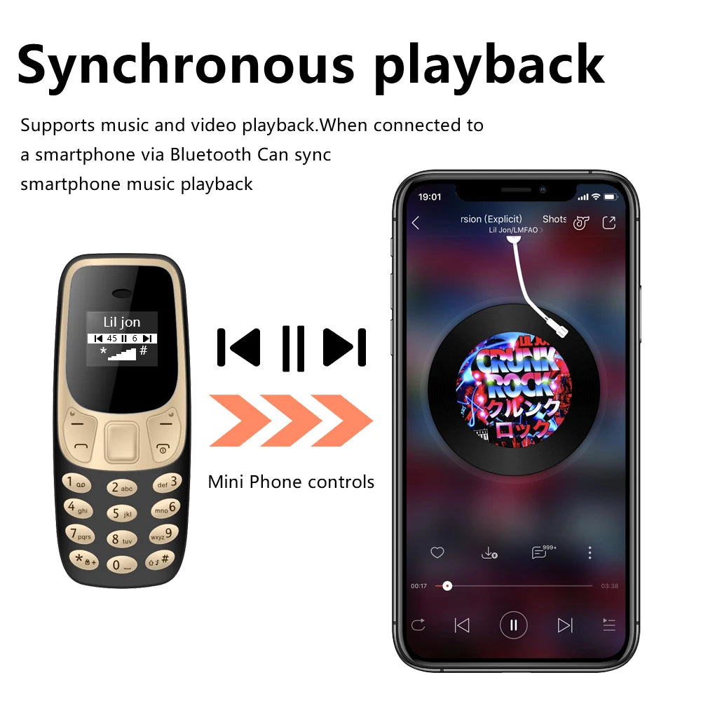 BM10 Mini Mobile Phone – Dual SIM, Bluetooth, Voice Changer, Low Radiation, Voice Recording, Multi-Language Small Cellphone